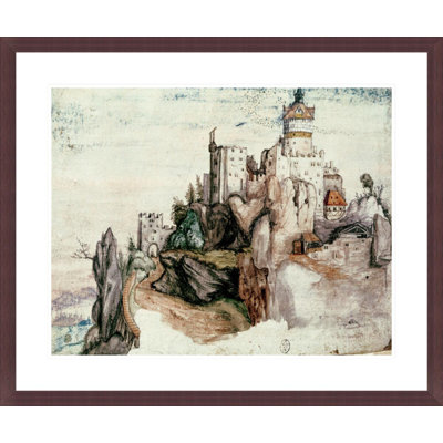 Château fort par Albrecht Dürer, impression giclée sur cadre