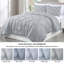 Microfiber Solid No Pattern Colour Duvet Cover Set with Pillowcases-123168096-123168088