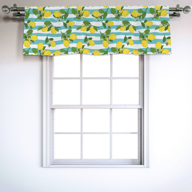 Sateen Ruffled Window Valance