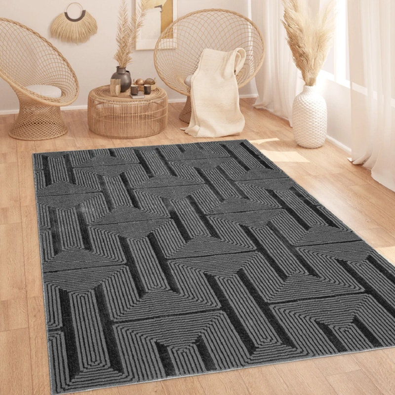 Luna Grey, Rectangle 120 x 170 cm
