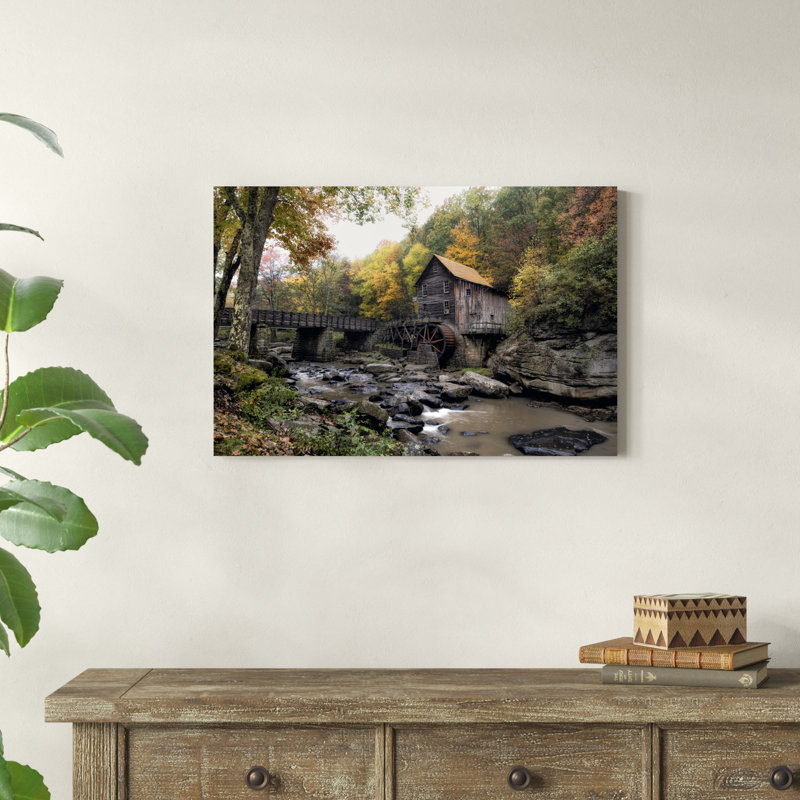 Glade Creek Mill par Danny Head - photographie sur toile tendue, H 20 po x l 30 po x P 1,25 po