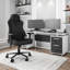 Techni Sport Tsf65c Fabric Gaming Chair With Memory Foam, Recline & Adjustable Arms, Black