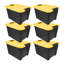 IRIS 20 Qt. Bacs de rangement en plastique avec couvercles