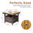 Edu Square Steel Outdoor Side Table-1913382066