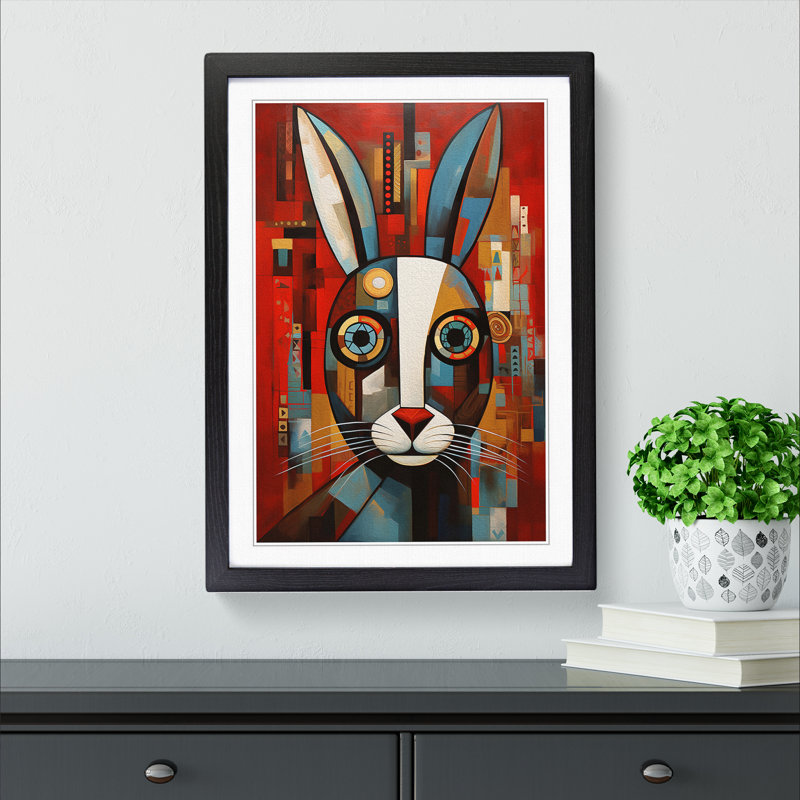 Hare Constructivism No.2 - Framed Print