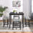 Shayleigh 5 - Person Four Leg Dining Set-1912021771-1912021768-1912021769