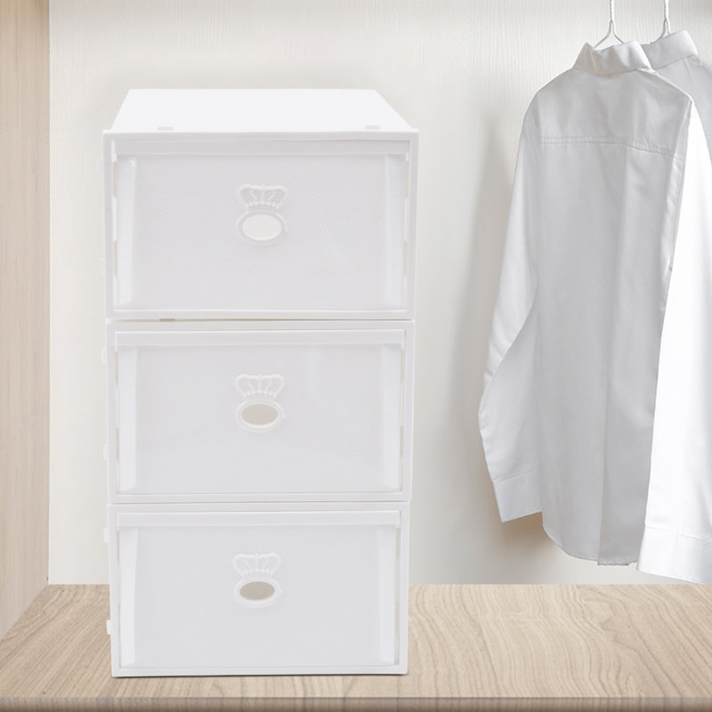 Jerilynn 9.05" Drawer Storage Boxes Stackable Closet Organizer