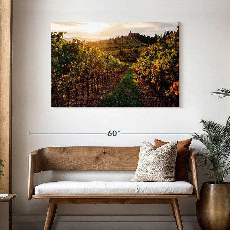 Alvord Tuscan Vineyard Sunset, H 30 po x l 45 po
