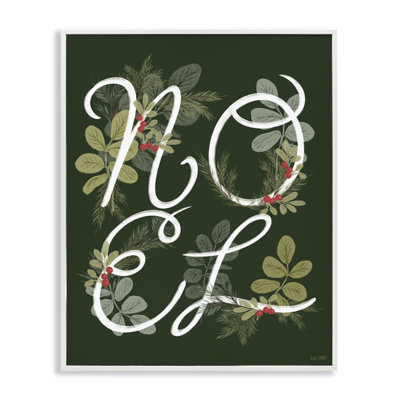 «Noel with Modern Botanicals», estampe numérique de House Fenway