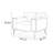 Simple modern creative office sofa