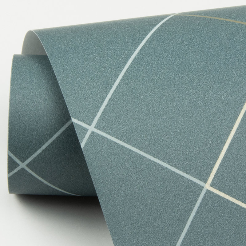 Geometric Roll, Teal