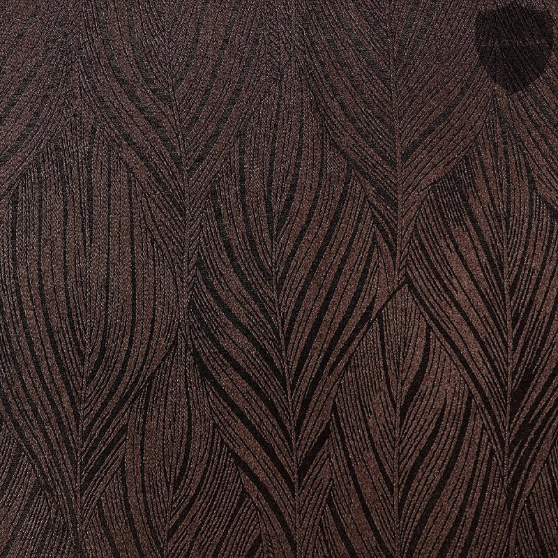 Panneaux de rideaux simples obscurcissant avec passe-tringle, l 52" x L 63", Marron