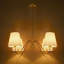Lustre classique / traditionnel à 4 lumières à intensité variable Genlut