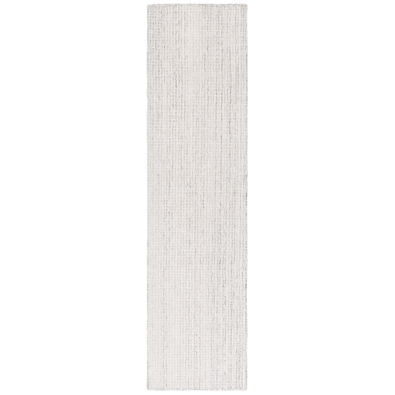 Ebony Hand Tufted Performance Abstract Rug, Runner 2'3" x 9'