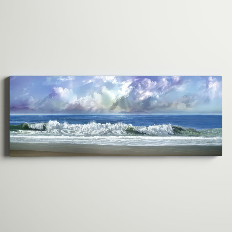 " Watching The Clouds ", 20" H x 60" W 
