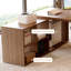 Bureaux en bois massif en L noyer-107526699-107526694
