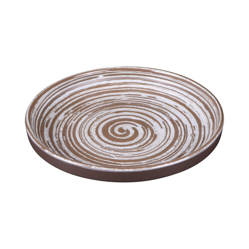 Assiette plate Stardust, Blanc