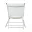 Ensemble de 2 chaises longues d'extérieur à structure en acier
