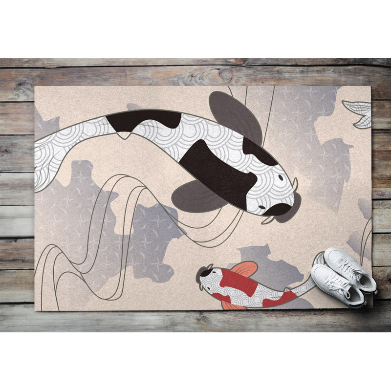 Non-Slip Outdoor Doormat, W100 x L150 cm