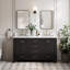Ensemble de meuble-lavabo double 61 po Grevera-513481881