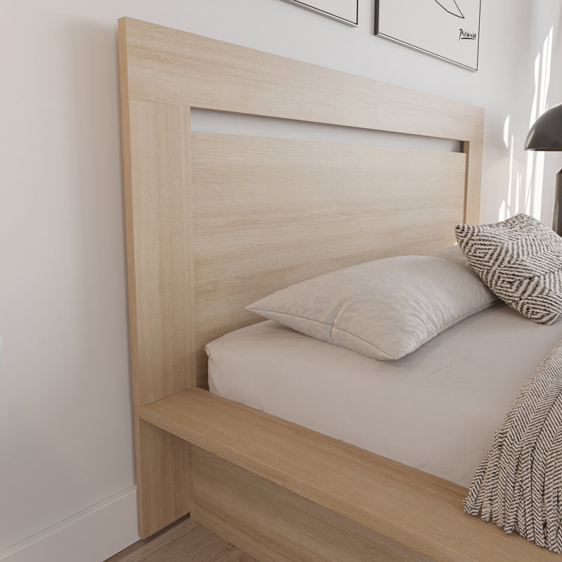 Malibu Headboard, Natural Blonde Oak, Queen