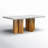 Stoyko 71" Double Pedestal Dining Table
