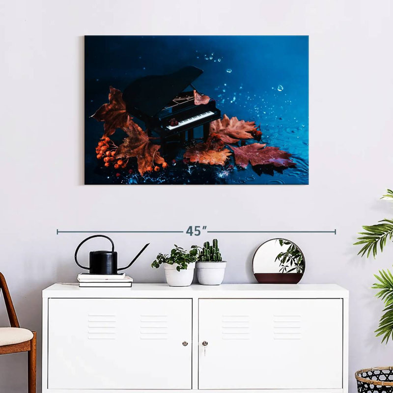 Abarca Autumn Tiny Piano, 24" H x 36" W