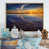 Toile naturelle avec cadre flottant