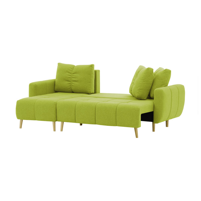 Hollaway 4 Seater Sofa Bed, Neon Green