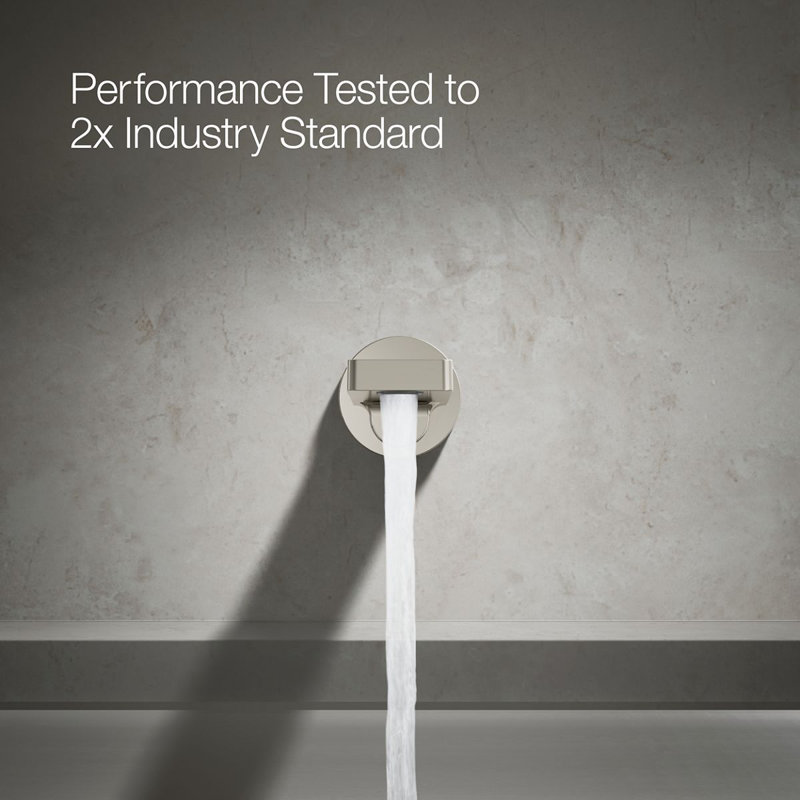 Composed® Wall-Mount Tub Spout, Vibrant Polished Nickel
