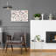  «Mid Century 1 Blush» par Cheryl Warrick, art mural en verre acrylique, 16 po x 12 po-752041514