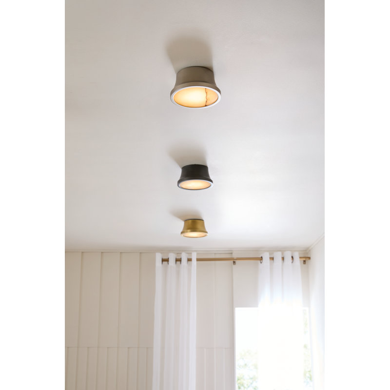 Louisa 1 - Light LED Flush Mount, Vintage Silver