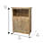 Hand-carved Home Bar With 3 Stemware Rails