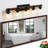 5-Walnut dimmable clear glass vanity light-312523963