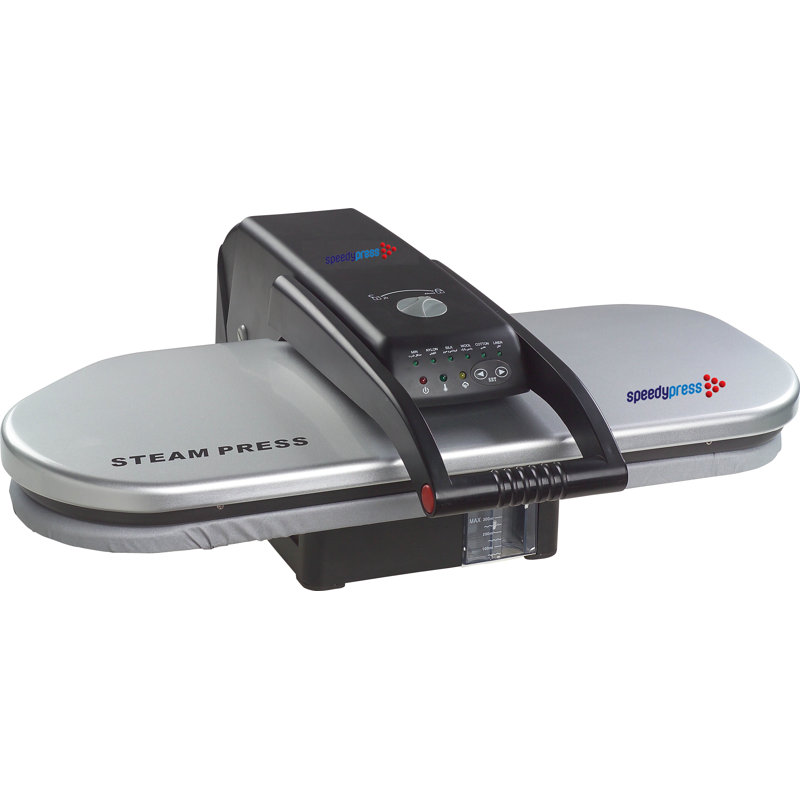 Speedypress 1400W Non Stick Soleplate Stream Press, Silver