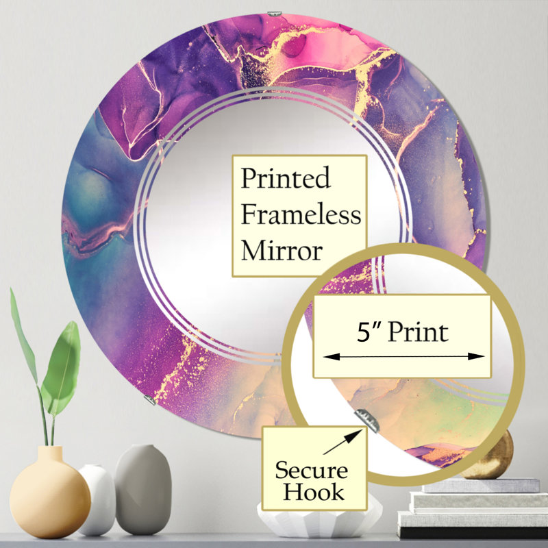 Miroir de salle de bain sans cadre, 24 po x 24 po