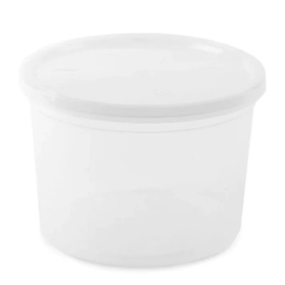 BPA-Free Deli Food Storage Containers with Lids, Microwave & Freezer Safe, 64 oz, 40 Count