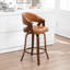 Tabouret de comptoir pivotant en similicuir Providence-128799107