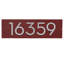 Plaque d’adresse murale sur 1 ligne flottante-41303794-41299752-41299946