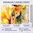 Yellow Blue Golden Cheerful Sunflowers - Floral Wall Art-1688743588-1727072470-1727072479