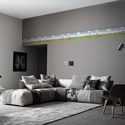 Bordure de papier peint L 15 pi x l 9 po Lavallie