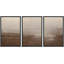"Abstrait brumeux, paysage moderne, minimaliste, beige et brun, nature sauvage" - 3 pièces-99077789-99077788