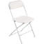 Ensemble de 4 chaises pliantes en plastique avec structure en métal robuste, sièges empilables portables pour une utilisation intérieure et extérieure, conception ergonomique à haut dossier, léger et peu encombrant.