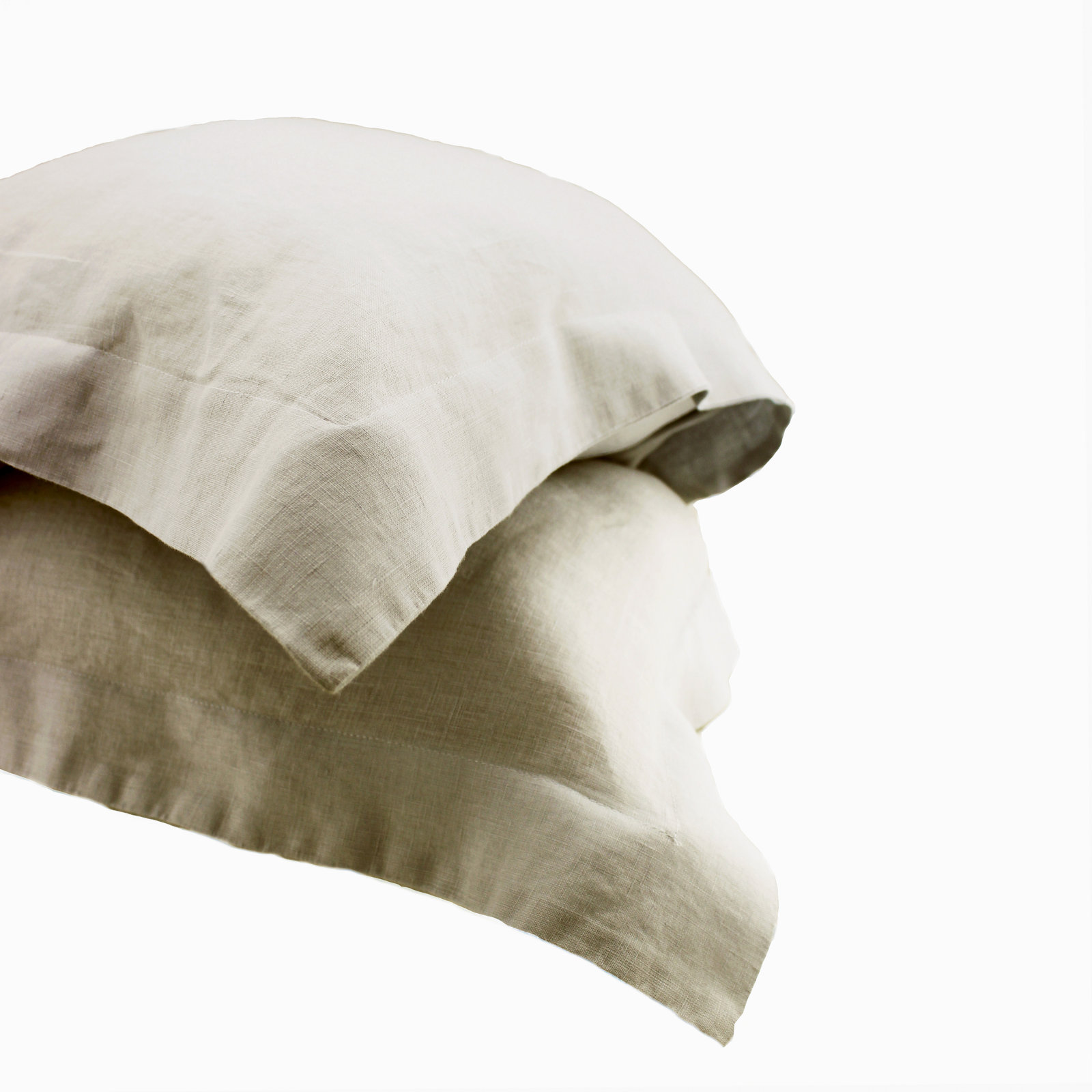 Avia Linen Sham, Natural, Standard