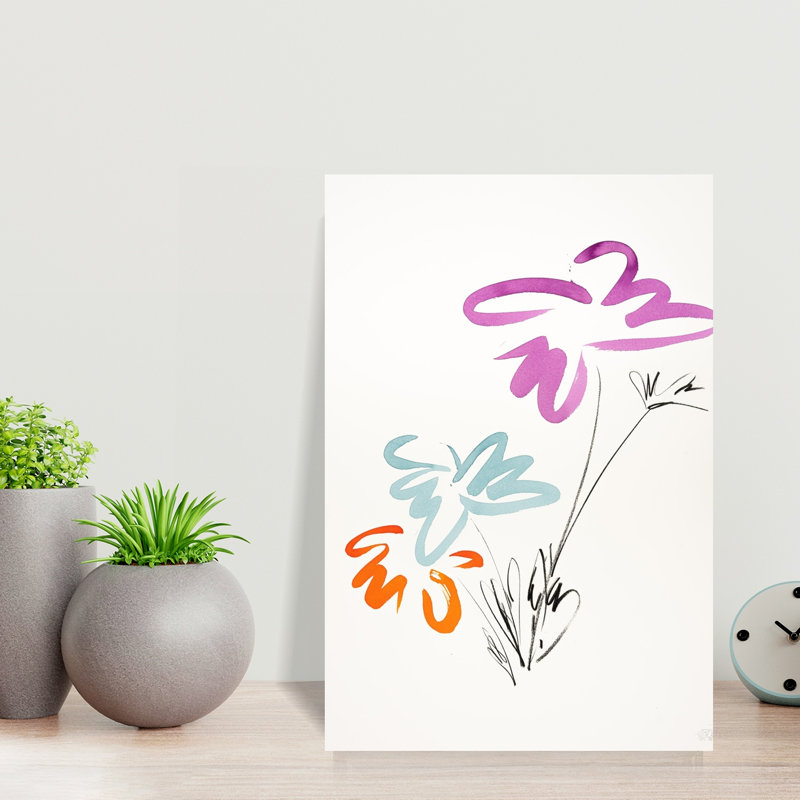 Contemporary Art Abstract Contemporary Wall Art by Mette Rix - Wrapped Canvas Print, 45.72 cm H x 30.48 cm W