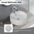 15.75“ Dia White Finish Round Countertop Ceramic Wash Basin,  CUPC Certified