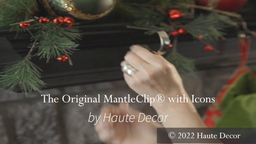 Haute Decor The Original MantleClips™ Stocking Holder & Reviews