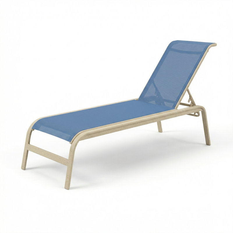Chaise, Dupioni Poolside Sling/Sandea
