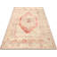 Tapis unique en laine de 3 pi 9 po x 6 pi 7 po des années 1960