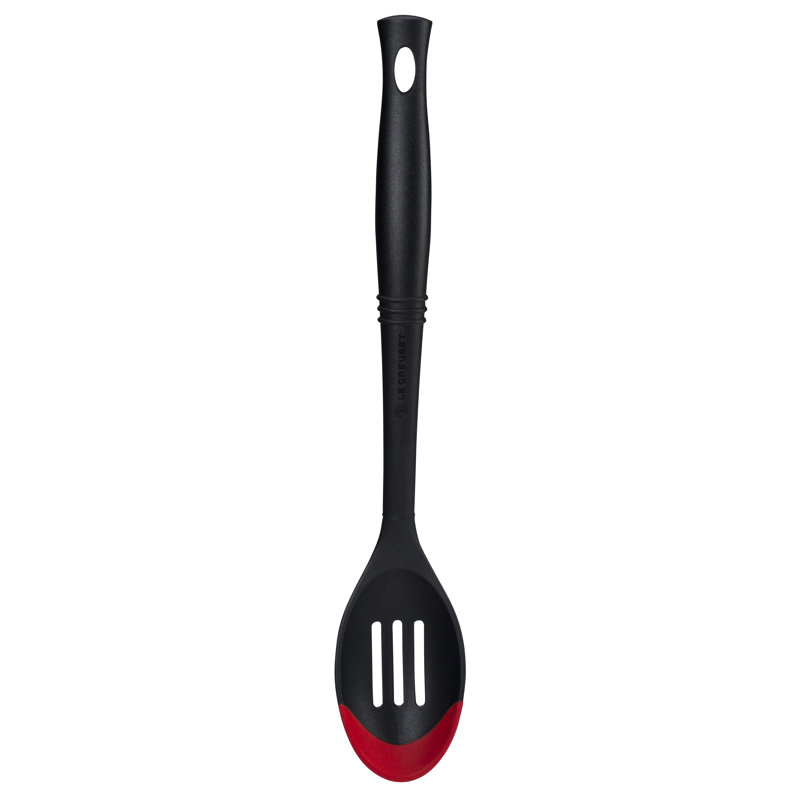 Le Creuset Revolution® Bi-Material Slotted Spoon, Cerise